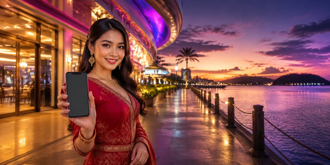 Pengguna kasino melakukan deposit di Kota Kinabalu